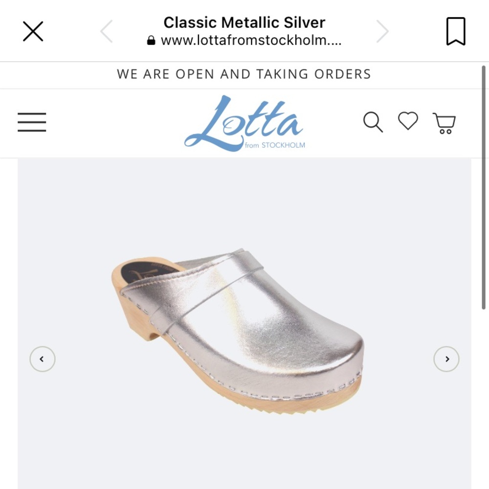 Size 9 Lotta from Stockholm clogs